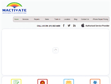 Tablet Screenshot of mactivate.ie